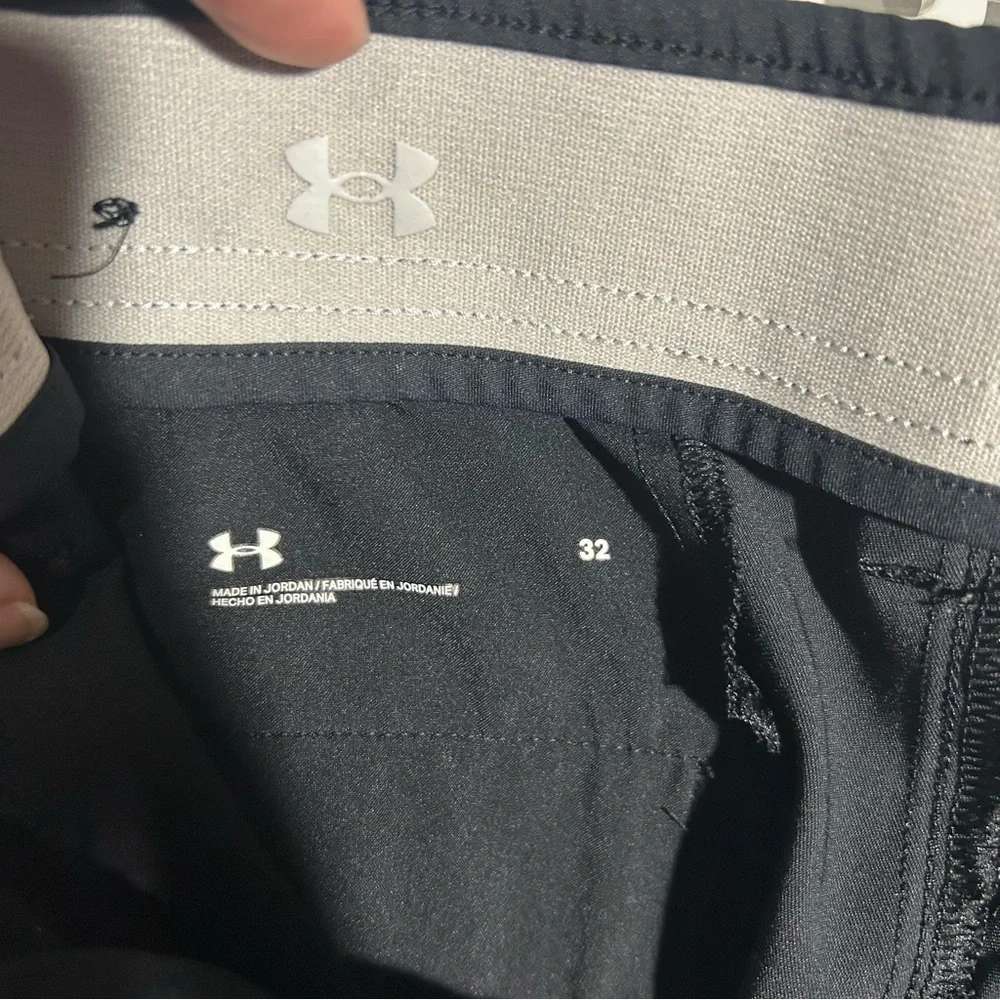 Under Armour Golf‎ Shorts Mens 32 UA Storm Black Stretch Classic Chino 1377302 - Picture 6 of 12